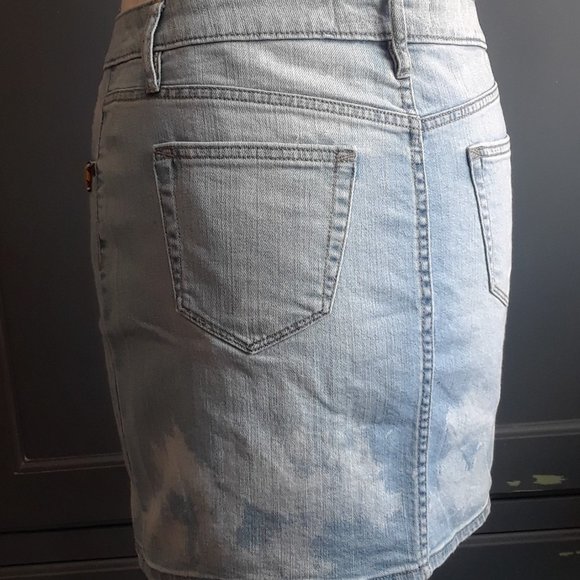 Skirt Denim - Patched Patchwork - Size 28/6P - Picture 9 of 9
